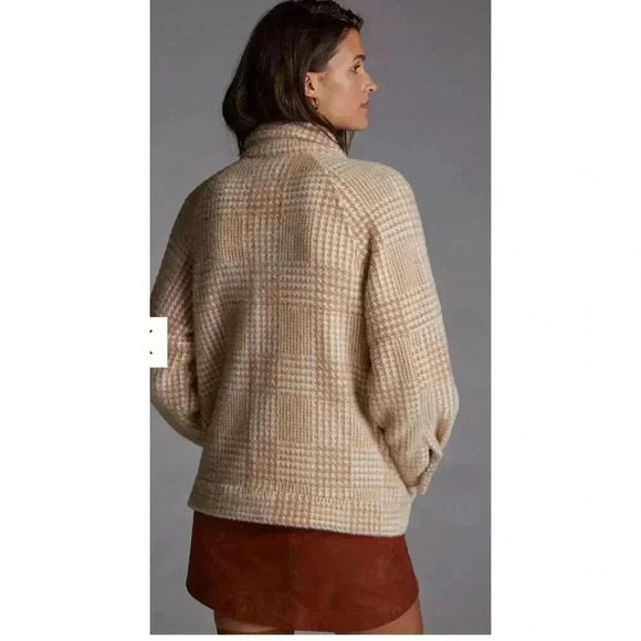 Greylin Houndstooth Shirt Jacket plus size 3xl Preppy Normcore Academia Comfy - Picture 2 of 4